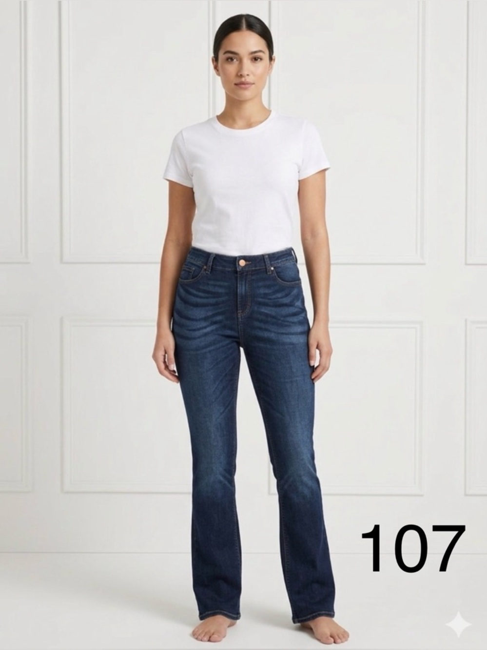 Chico's Dark Blue Boot-Cut Jeans